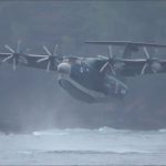 【神業】着水しそうでしない飛行艇US-2 【訓練】