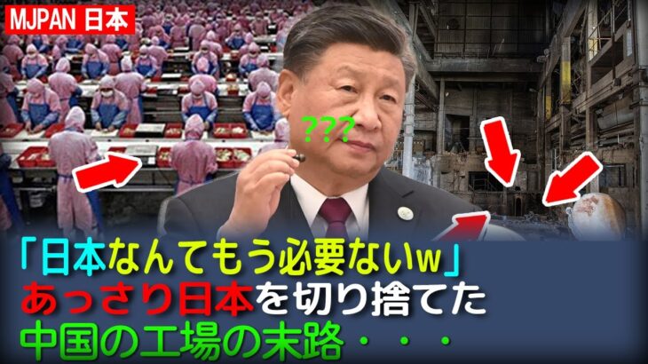 【海外の反応】日本の○○がなくなった中国企業の驚きの変貌ww…中国「こんなはずでは…日本よ戻ってきて…」【MJPAN 日本】